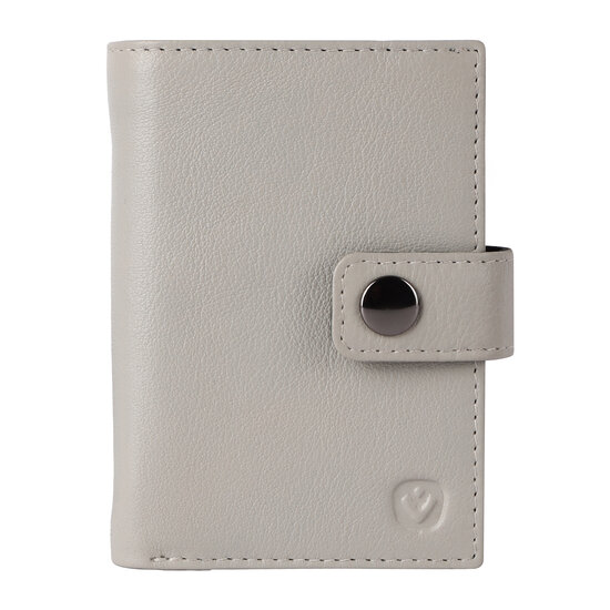 Valenta leren Luxe Card Wallet met MagSafe creme