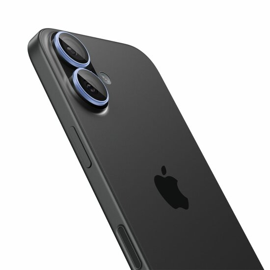 Spigen Optik EZ Fit iPhone 17 / 16 / iPhone 16 Plus camera beschermer 2 pack blauw