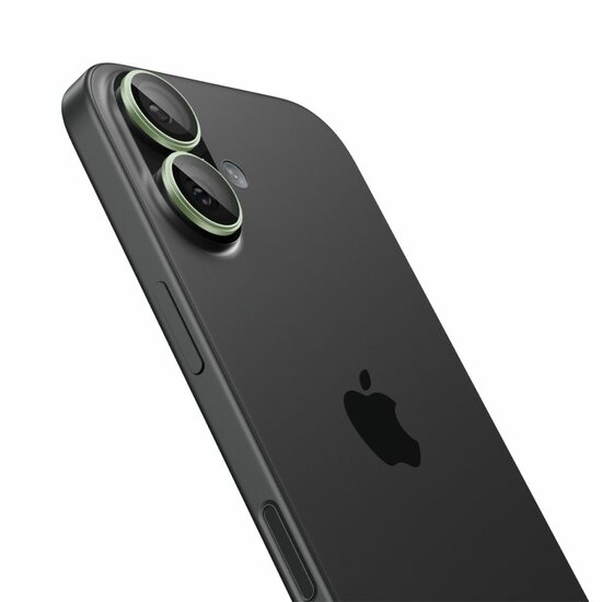 Spigen Optik EZ Fit iPhone 17 / 16 / iPhone 16 Plus camera beschermer 2 pack groen