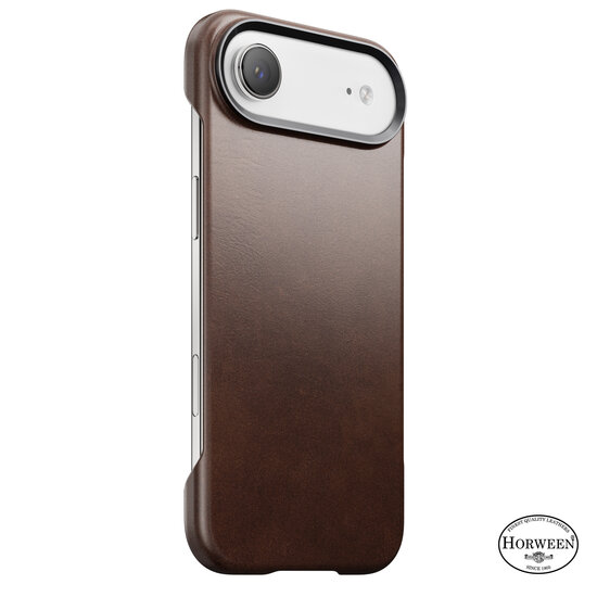 Nomad Traditional Leather iPhone 17 Air hoesje bruinc