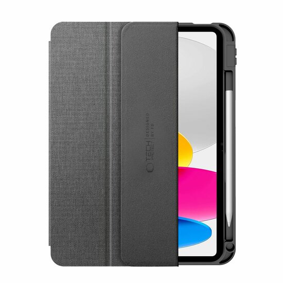 TechProtection Canvas Pen iPad 2025 hoesje grijs