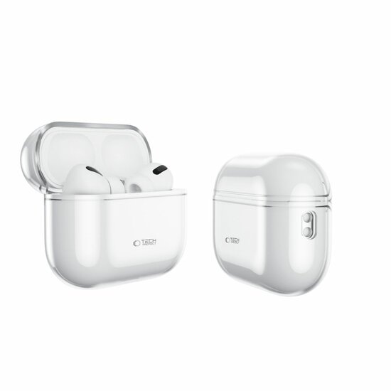 TechProtection Silicone AirPods Pro 3 hoesje transparant