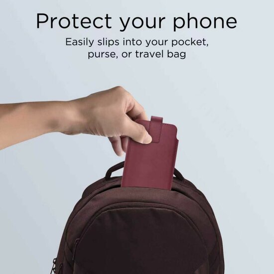 TechProtection universele iPhone 6,0 tot 6,9 inch sleeve rood