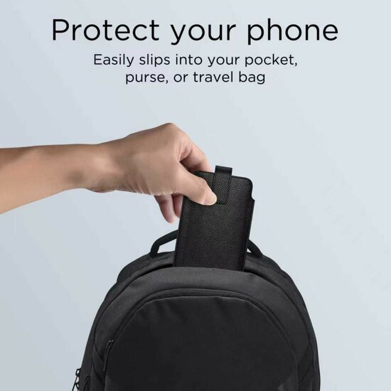 TechProtection universele iPhone 6,0 tot 6,9 inch sleeve zwart