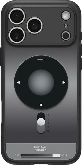 Spigen Ultra Hybrid MagSafe iPhone 17 Pro Max hoesje zwart