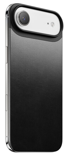 Nomad Magnetic Leather Back iPhone Air hoesje zwart