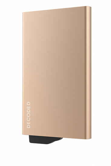 Decoded MagSafe cardholder kaarthouder desert gold