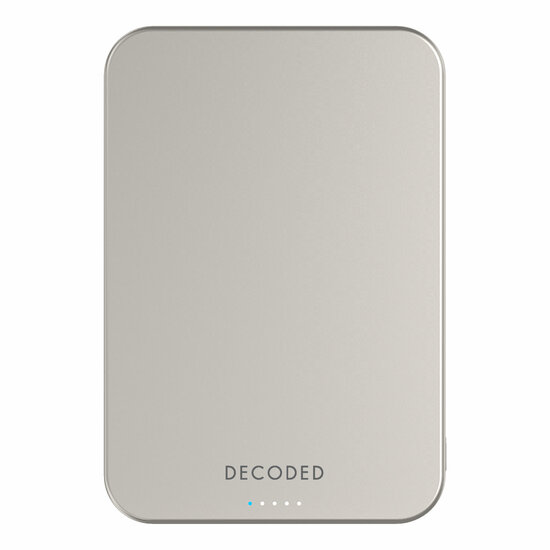 Decoded MagSafe powerbank met 5000 mAh titanium