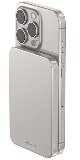 Decoded MagSafe powerbank met 5000 mAh titanium