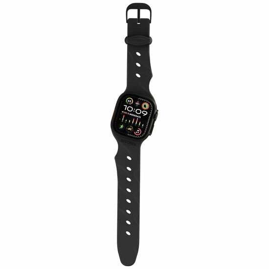 Decoded Ares Splice Apple Watch 49 / 46 / 45 / 44&nbsp; mm bandje zwart