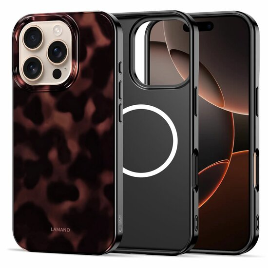 TechProtection MagSafe iPhone 16 Pro hoesje panther