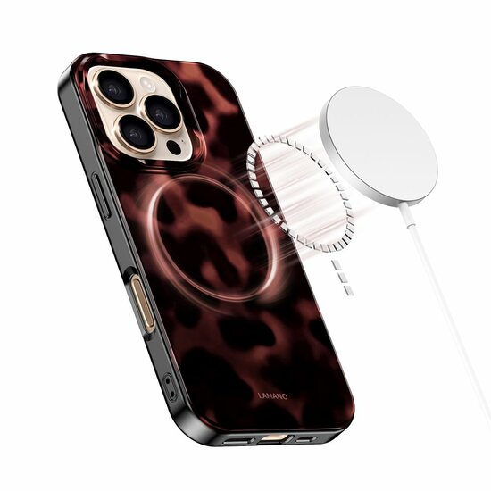 TechProtection MagSafe iPhone 16 Pro hoesje panther
