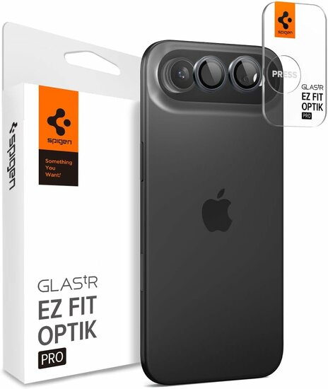 Spigen Optik EZ Fit iPhone Air camera beschermer 2 pack grijs