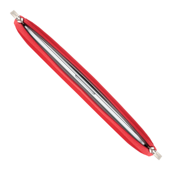 Pomologic Neoprene MacBook 13 inch sleeve rood