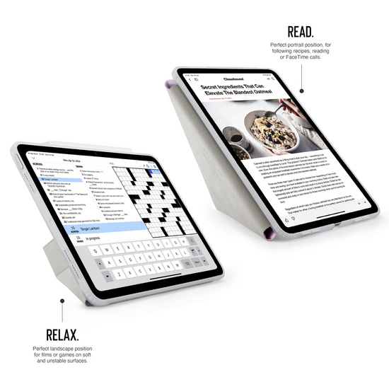 Pipetto Origami iPad 2025 11 inch / 2022 10,9 inch hoesje metallic roze