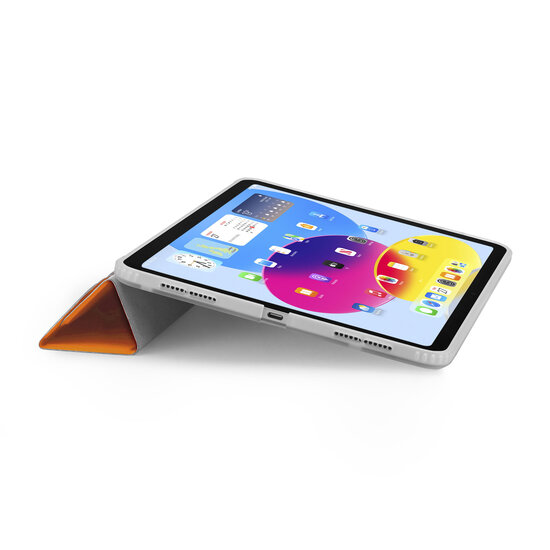 Pipetto Origami iPad 2025 11 inch / 2022 10,9 inch hoesje oranje