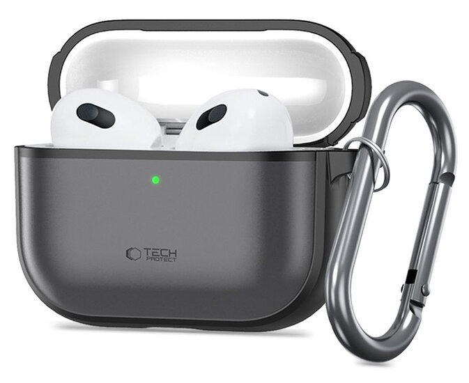 TechProtection matte AirPods Pro 3 hoesje zwart