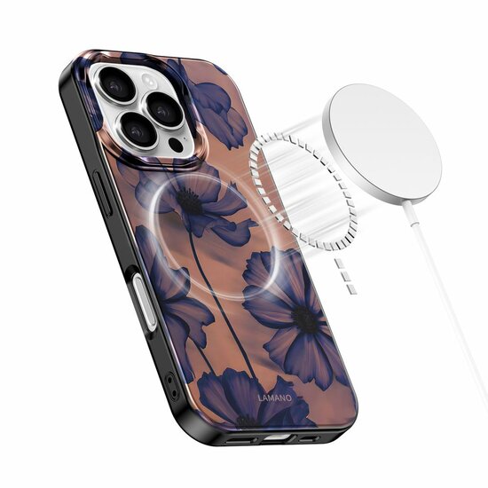 TechProtection MagSafe iPhone 16 Pro Max hoesje velvet night