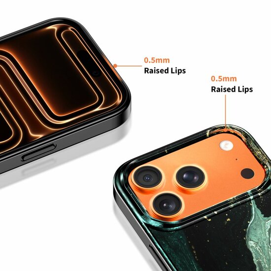 TechProtection MagSafe iPhone 17 Pro hoesje verde aura