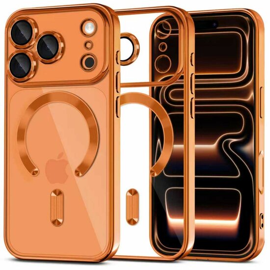 TechProtection MagFlex iPhone 17 Pro hoesje oranje