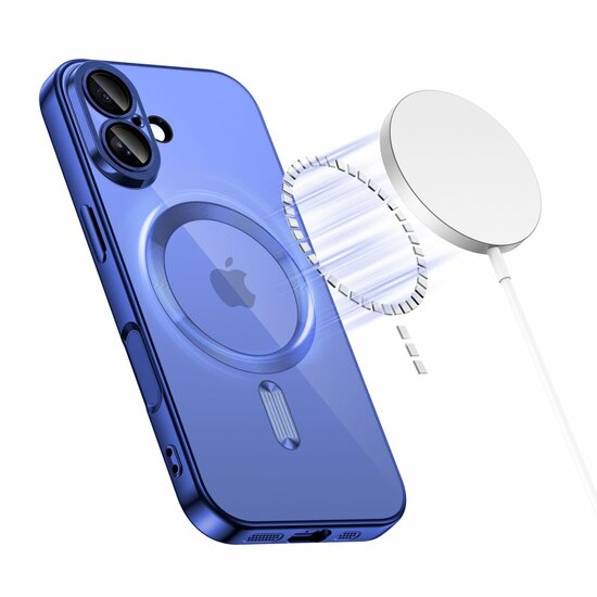 TechProtection MagFlex iPhone 17 hoesje blauw