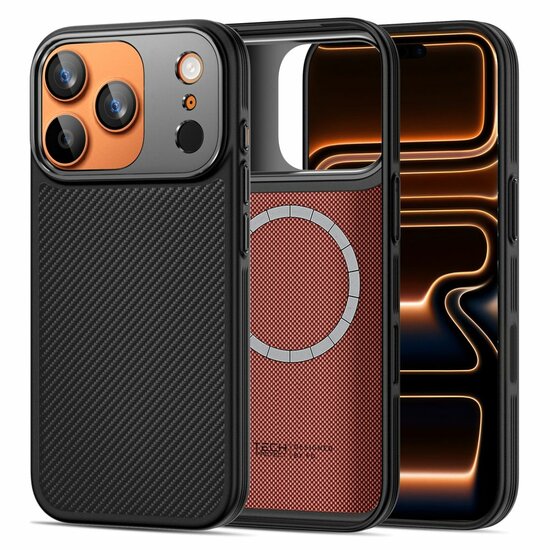 TechProtection Kevlar Aramid MagSafe iPhone 17 Pro Max hoesje