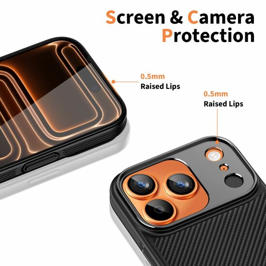 TechProtection Kevlar Aramid MagSafe iPhone 17 Pro Max hoesje