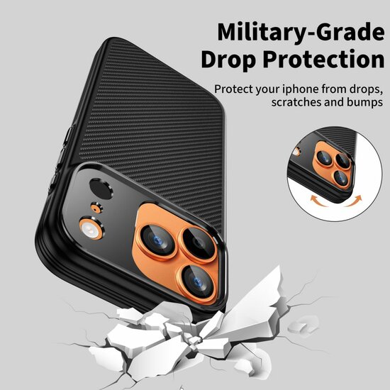 TechProtection Kevlar Aramid MagSafe iPhone 17 Pro Max hoesje