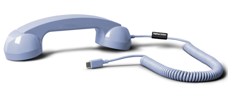 Native Union POP Phone met USB-C azur