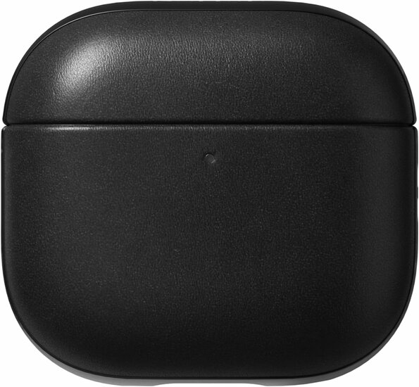 Nomad Modern Leather AirPods 4 hoesje zwart