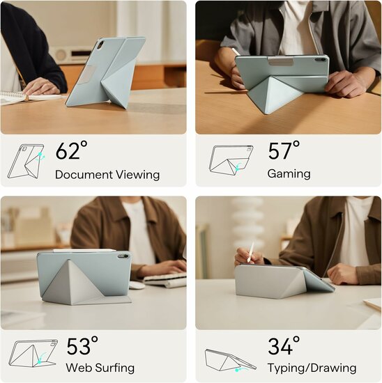 Pitaka MagEZ Folio iPad 2025 11 inch hoesje blauw