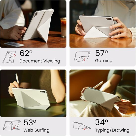 Pitaka MagEZ Folio iPad mini hoesje wit