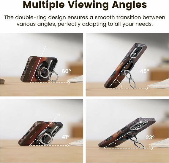 Pitaka MagEZ Grip 3 MagSafe ringhouder zwart