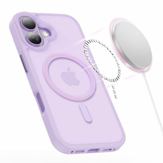 TechProtection MagSafe iPhone 17 hoesje mat lavender