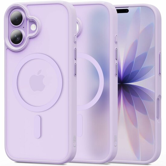 TechProtection MagSafe iPhone 17 hoesje mat lavender