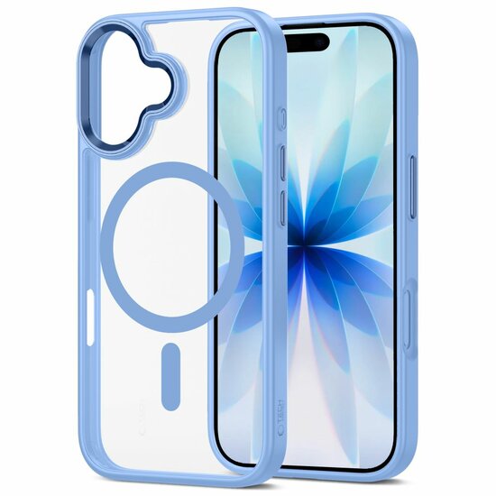TechProtection MagSafe iPhone 17 hoesje blauw