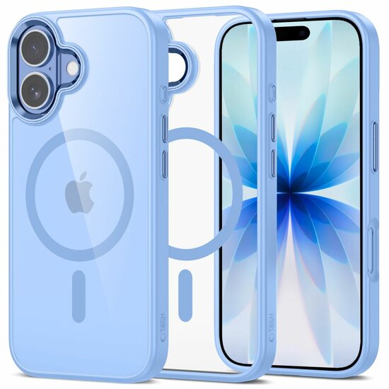 TechProtection MagSafe iPhone 17 hoesje blauw