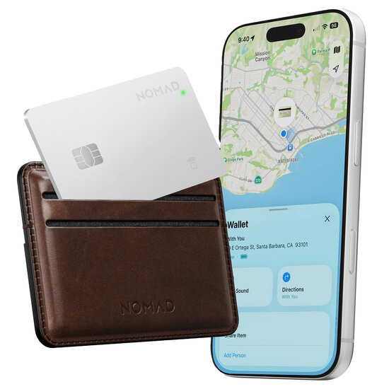 Nomad Tracking Card  Pro met Find My tracker wit
