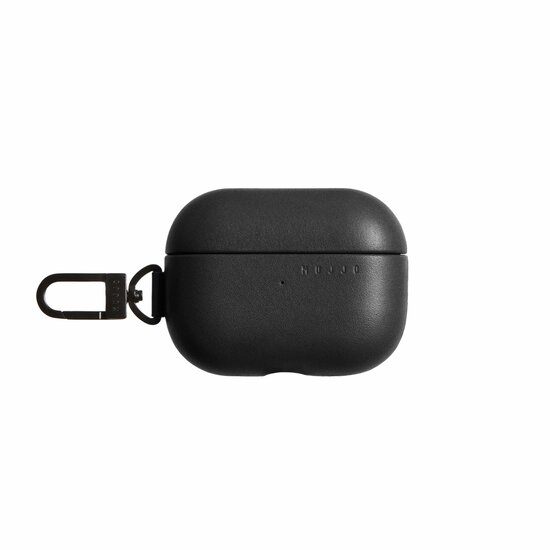 Mujjo Echelon leren AirPods Pro 3 hoesje zwart