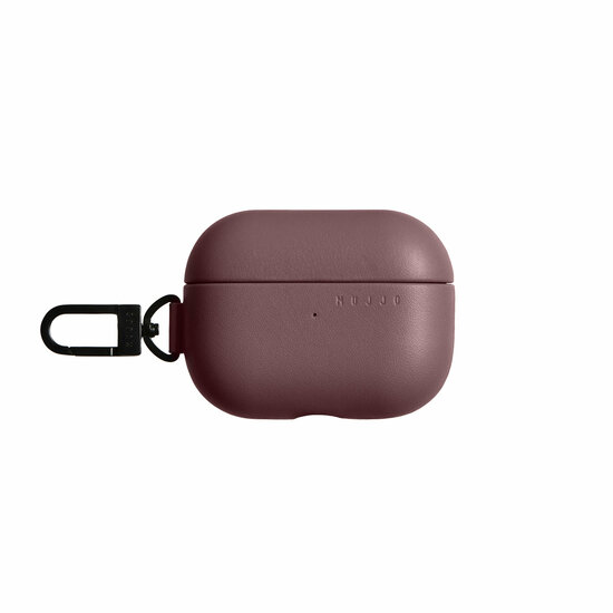 Mujjo Echelon leren AirPods Pro 3 hoesje rood