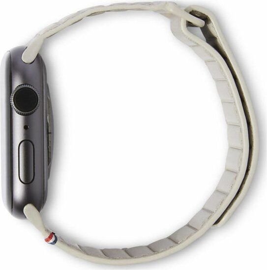 Decoded Traction Leather Apple Watch 42 / 41 / 40 mm bandje clay
