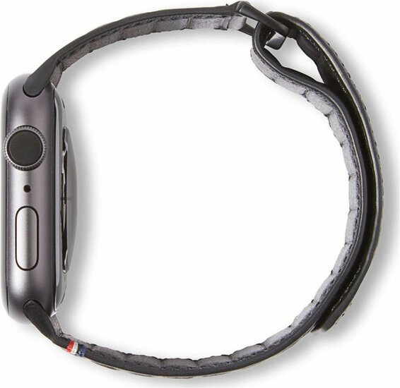Decoded Traction Leather Apple Watch 49 / 46 / 45 / 44&nbsp; mm bandje zwart