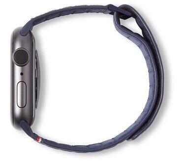 Decoded Traction Leather Apple Watch 49 / 46 / 45 / 44&nbsp; mm bandje blauw