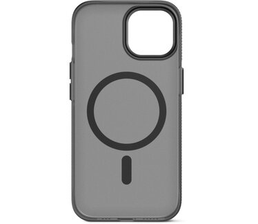 Decoded transparante MagSafe iPhone 15 hoesje zwart