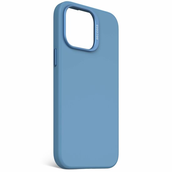 Decoded siliconen MagSafe iPhone 15 Pro Max hoesje lichtblauw
