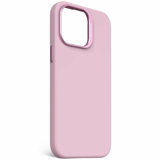 Decoded siliconen MagSafe iPhone 15 Pro Max hoesje roze