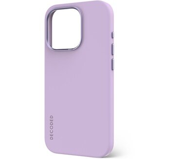 Decoded siliconen MagSafe iPhone 15 Pro Max hoesje paars