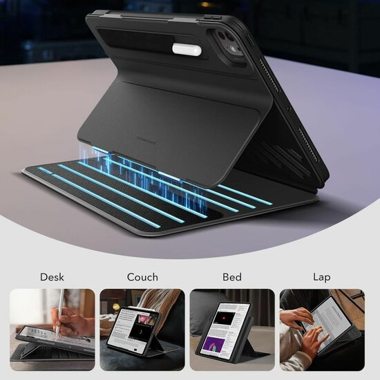 ESR Flip Hybrid iPad Pro 13 inch hoesje zwart