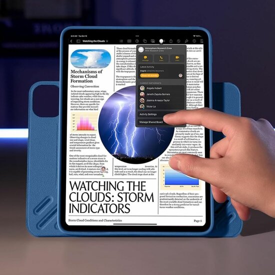 ESR Flip Hybrid iPad Pro 13 inch hoesje navy