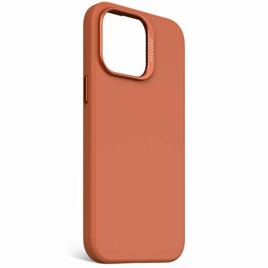 Decoded siliconen MagSafe iPhone 15 Pro Max hoesje peach